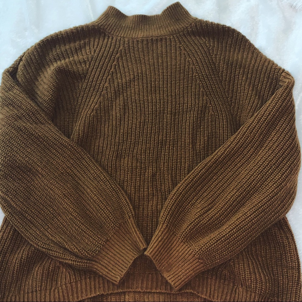 mustard yellow sweater